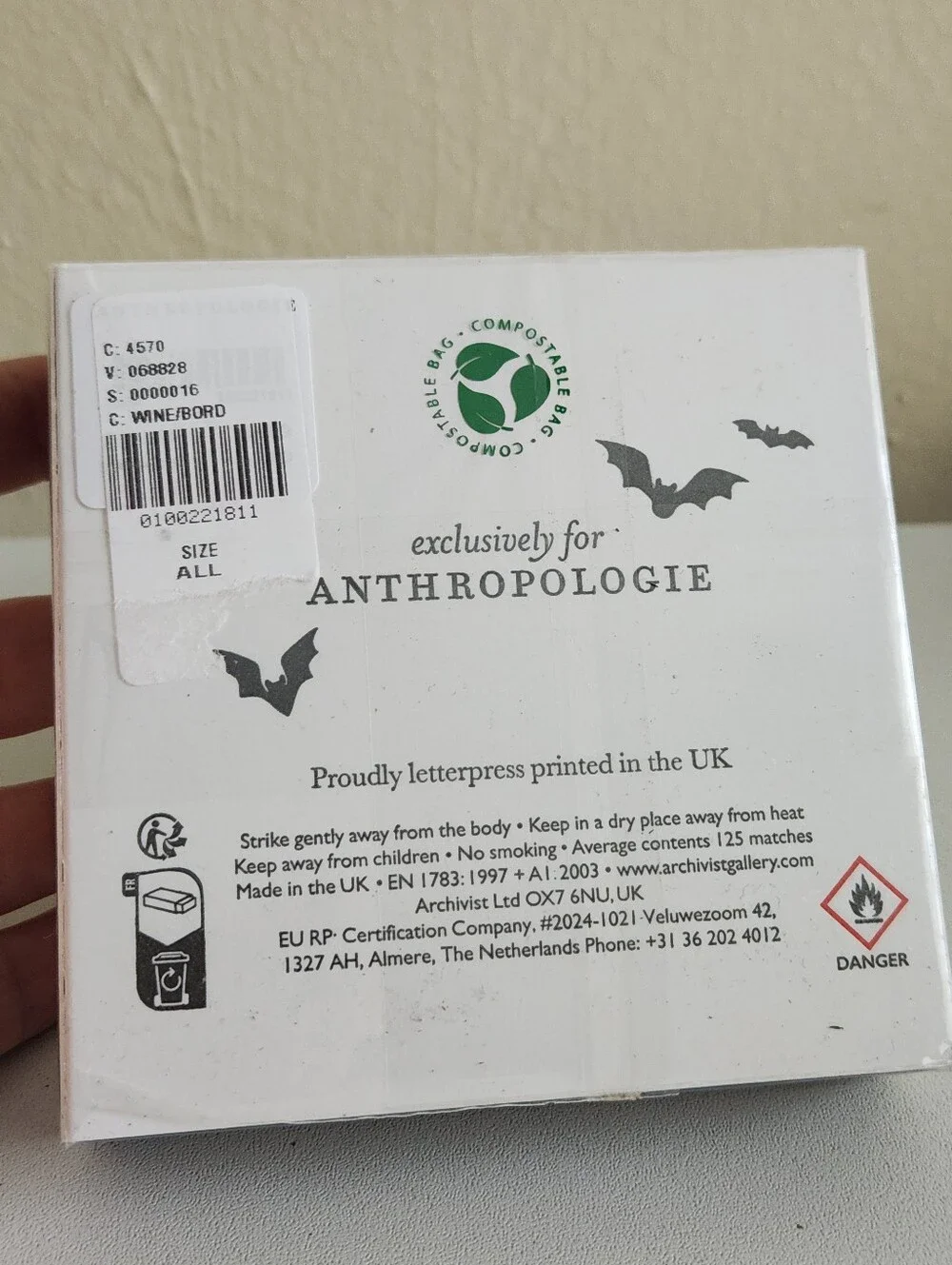 Anthropologie Mystic Icon Matchbox